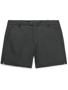 TOM FORD - Straight-Leg Faille Shorts - Black