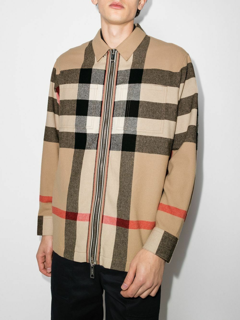 BURBERRY HAGUE シャツ ブルゾン Burberry Hague Check Wool Shirt Jacket Burberry