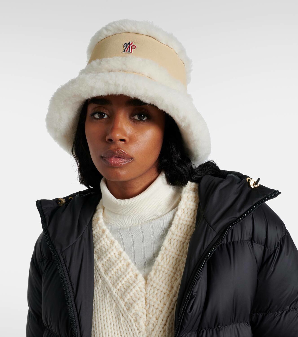 Moncler Shearling bucket hat Moncler