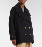 Loewe Pebble wool peacoat