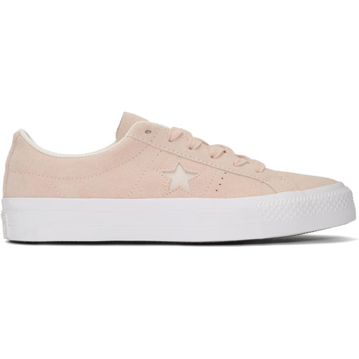 Photo: Converse Pink Suede One Star Pro OX Sneakers