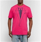Nike - Off-White Printed Cotton-Jersey T-Shirt - Pink