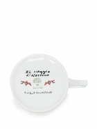 GINORI 1735 X Luke Edward Hall Pink Il Viaggio Di Nettuno Porcelain Mug