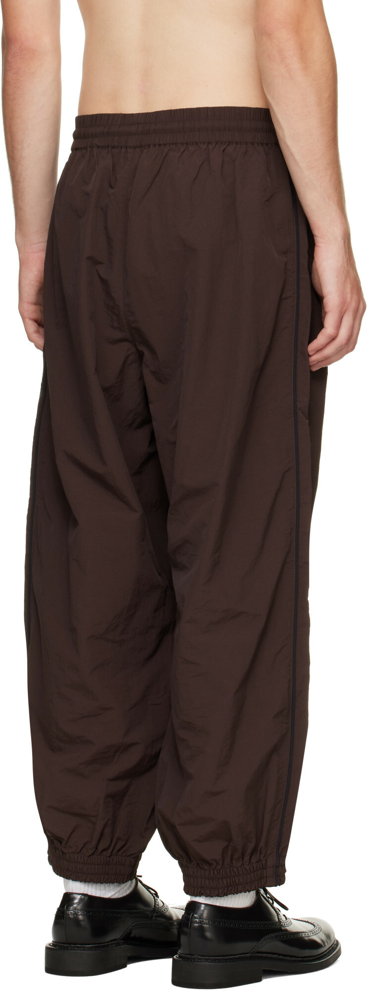 WILLY CHAVARRIA Brown 'Bad Boy' Track Pants