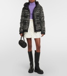 Moncler Tweed down jacket