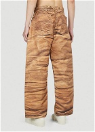 Junya Watanabe - Print Baggy Pants in Brown