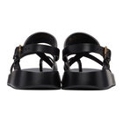 Saint Laurent Black Noah Sandals