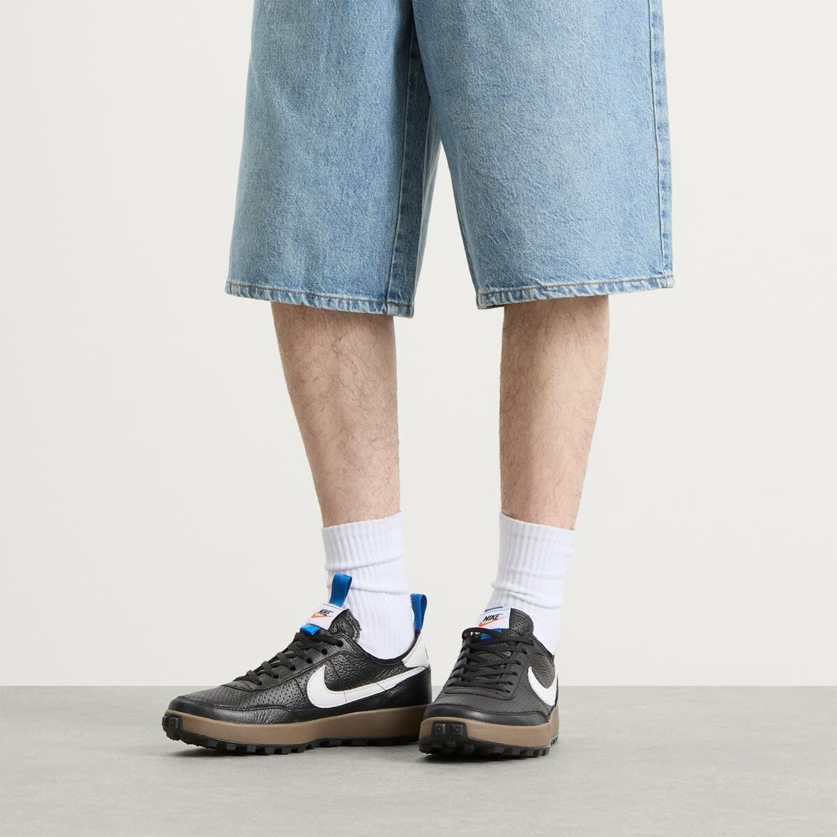 Nike x Tom Sachs General Purpose Sneaker in Black/White/Team Orange