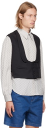 Gucci Black Wool Waistcoat