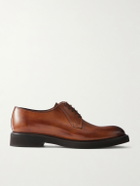 Mr P. - Leather Derby Shoes - Brown