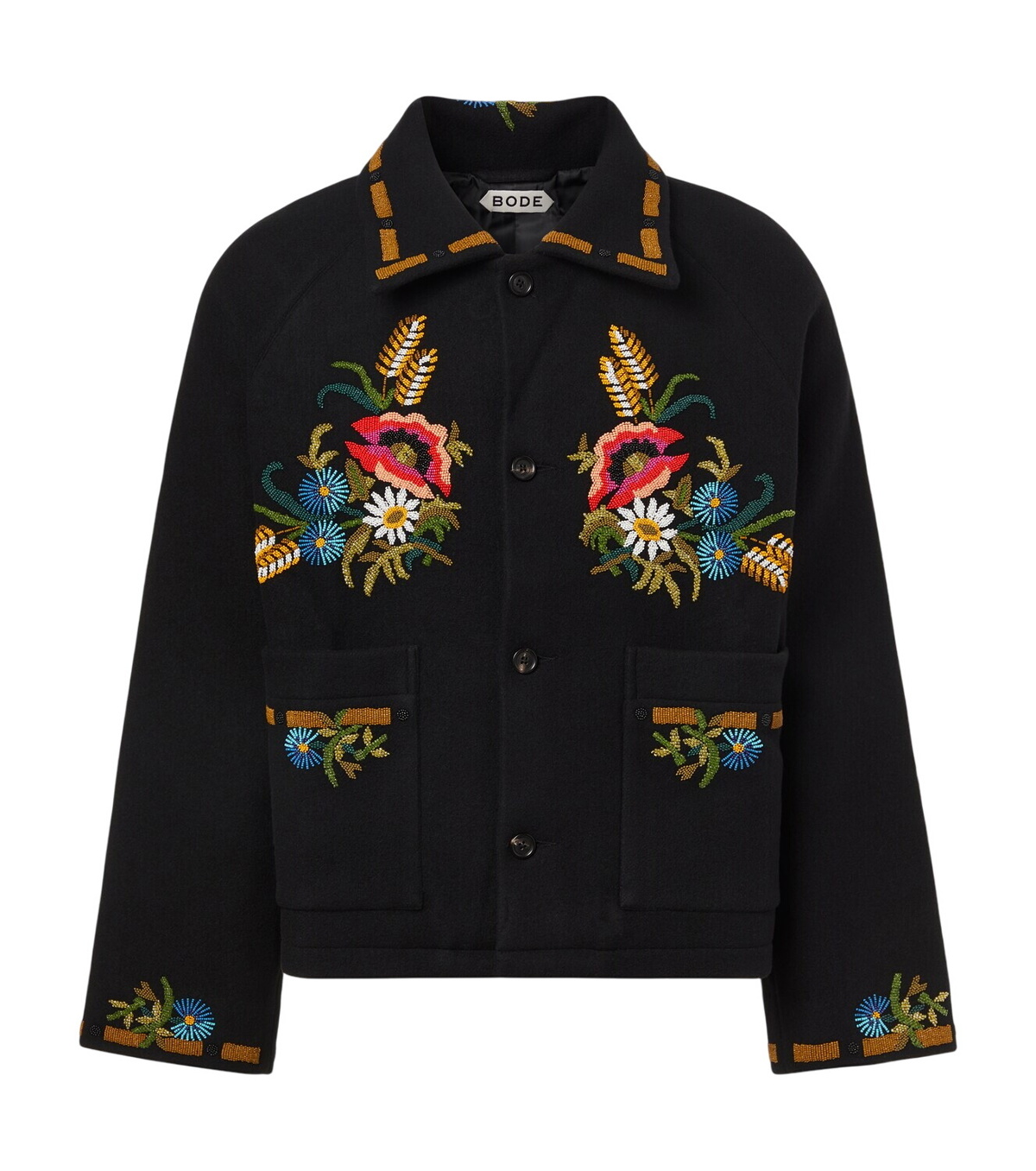 Bode Multicolor Bengali Tableau Workwear Jacket Bode