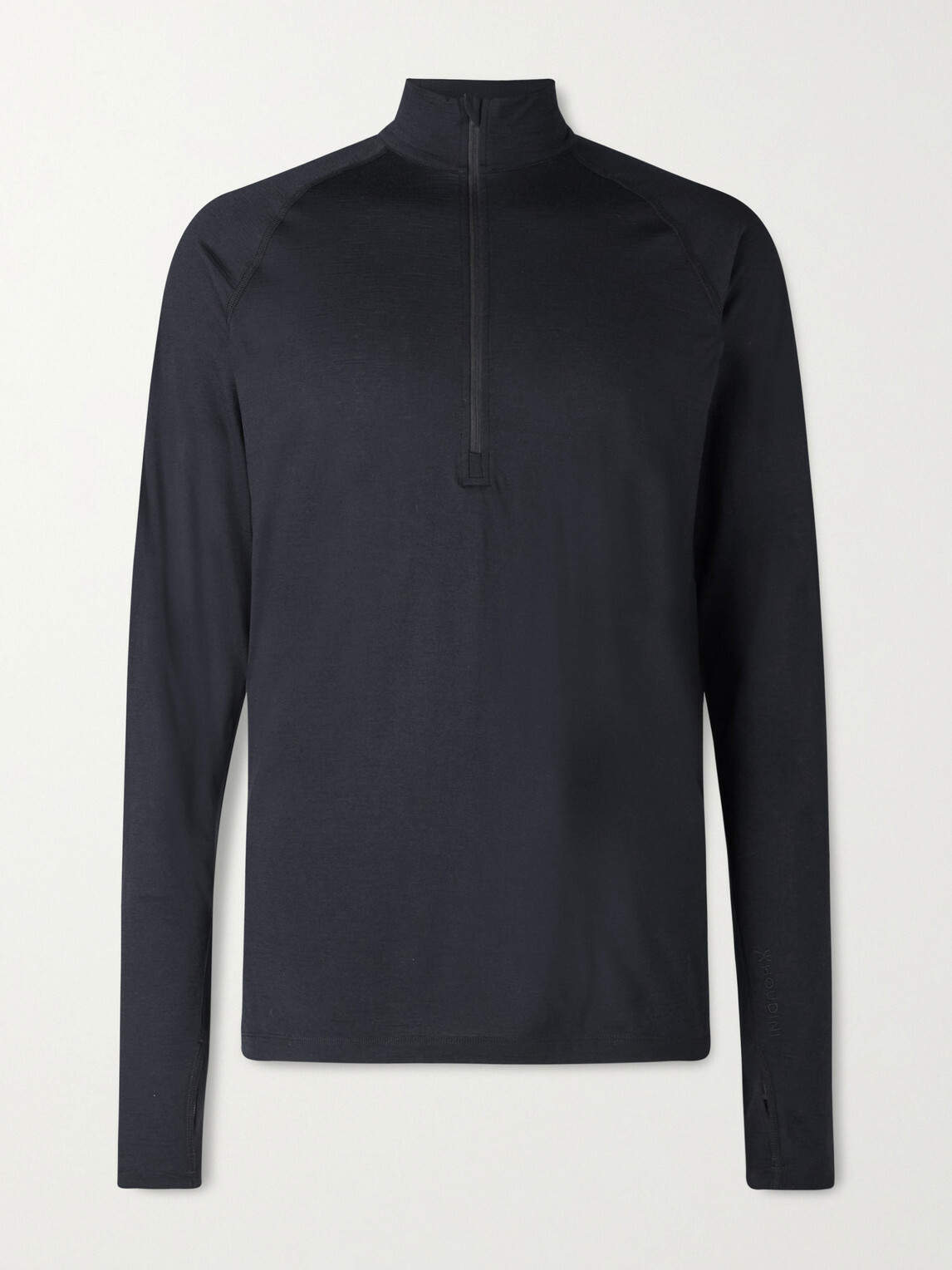 Houdini - Desoli Solid Merino™ Half-Zip Ski Base Layer - Black