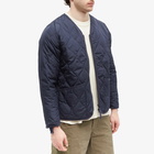 Taion Men's Military Zip Down Jacket in Dark Navy