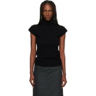 ISSEY MIYAKE Black October Cotton Baguette Turtleneck
