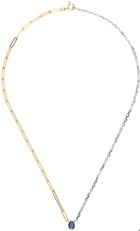 Yvonne Léon Gold & Silver Sapphire Maxi Necklace