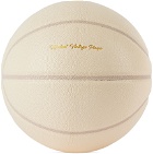 Modest Vintage Player SSENSE Exclusive Beige Leather Basketball