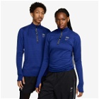 Nike x Patta Half Zip Long Sleeve in Deep Royal Blue