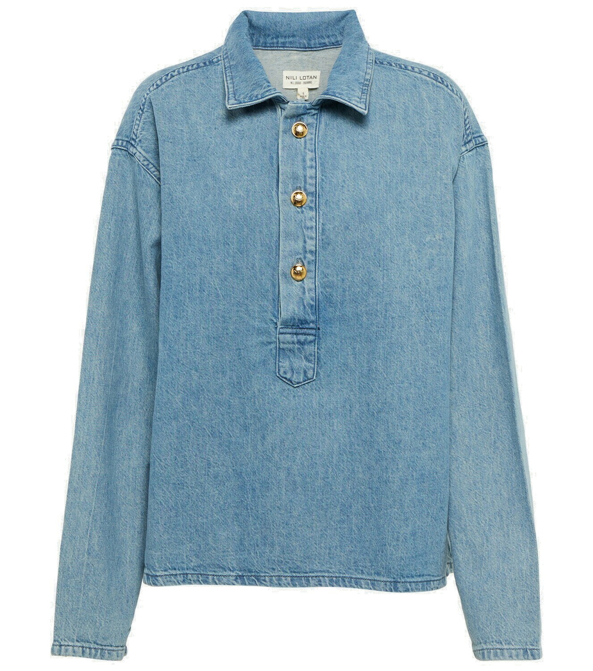 Nili Lotan - Harper denim blouse Nili Lotan