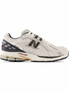 New Balance - 1906 Protection Pack Brushed-Suede and Mesh Sneakers - Gray