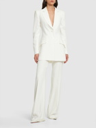 ALBERTA FERRETTI Fitted Envers Satin Jacket