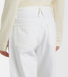Slvrlake Jamie cropped barrel-leg jeans