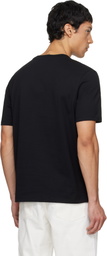 Balmain Black 'Balmain Paris' Print T-shirt