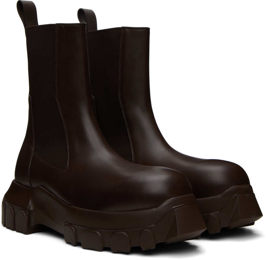 RICK OWENS グレー Beatle Bozo Tractor ブーツ 