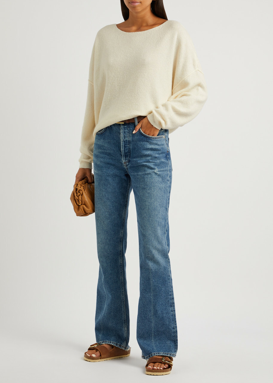 American Vintage Damsville Knitted Jumper Cream