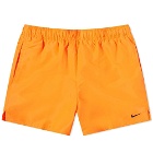 Nike Swim Men's 5 Volley Short in Total Orange