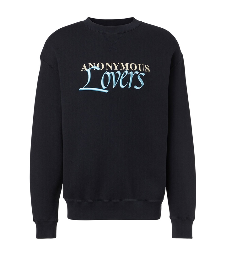 Photo: JW Anderson Anonymous Lovers embroidered sweatshirt
