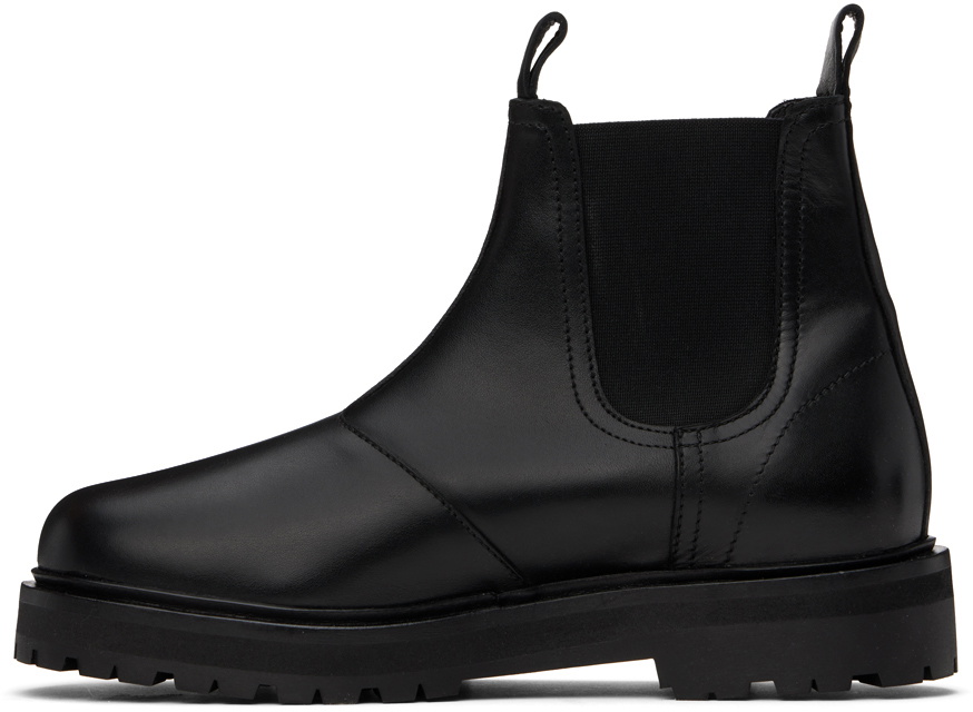 Studio Nicholson Black Kick Chelsea Boots
