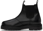 Studio Nicholson Black Kick Chelsea Boots