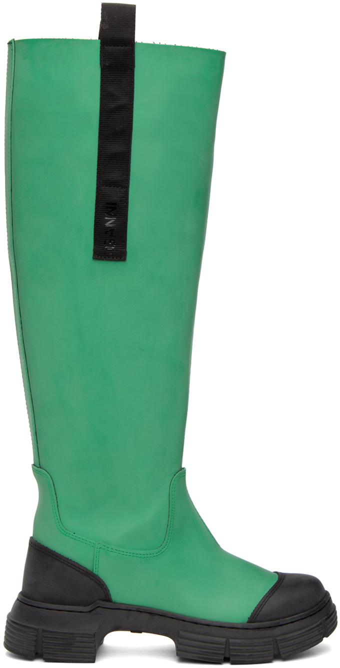 いま人気のアイテム by Boots Country Green GANNI Sale on 靴