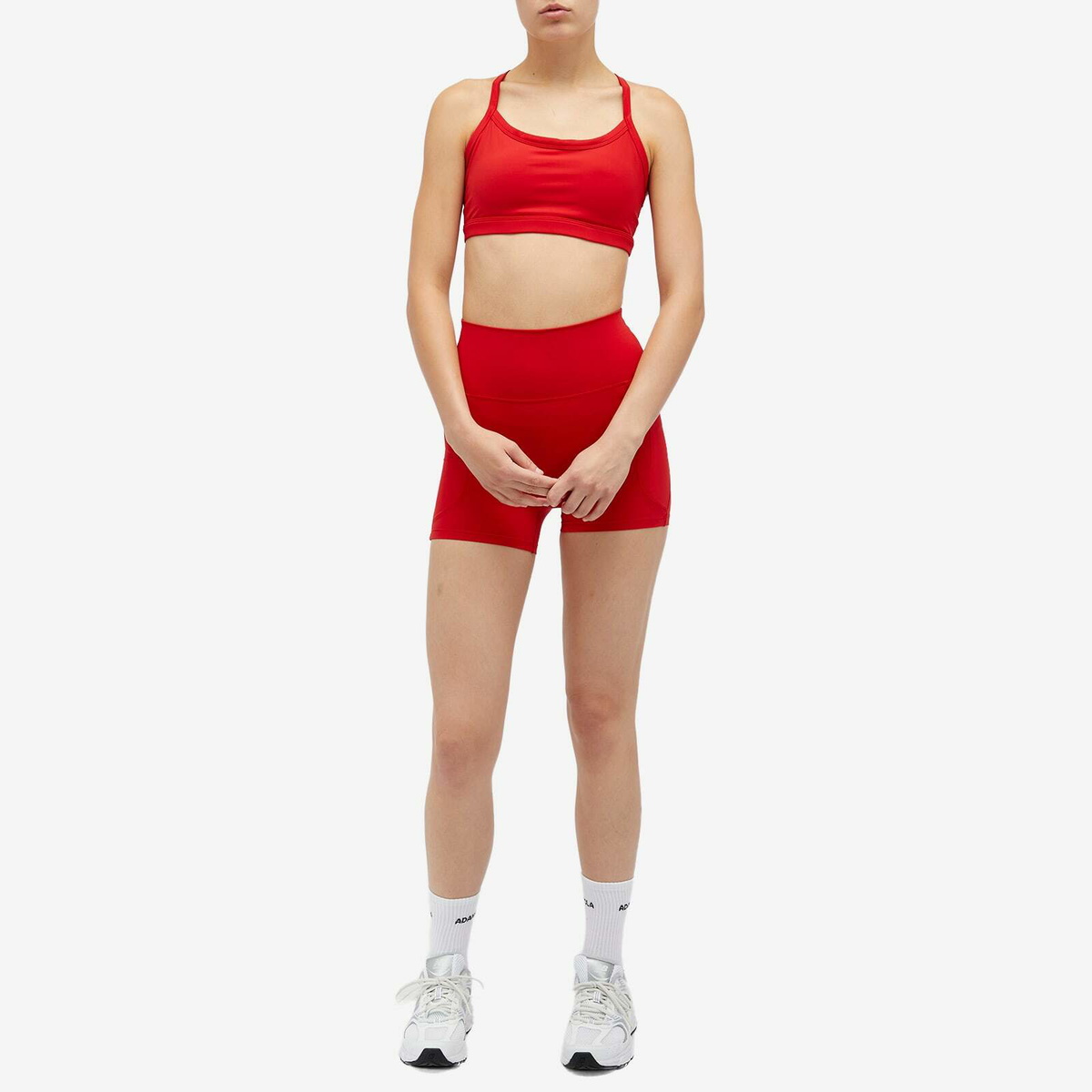 Adanola Women's Ultimate Strappy Racer Bra in Red