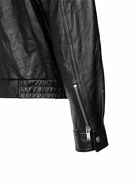 SAINT LAURENT - Leather Jacket W/ Detachable Sleeves