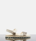 Roger Vivier Slidy Viv' embellished leather sandals
