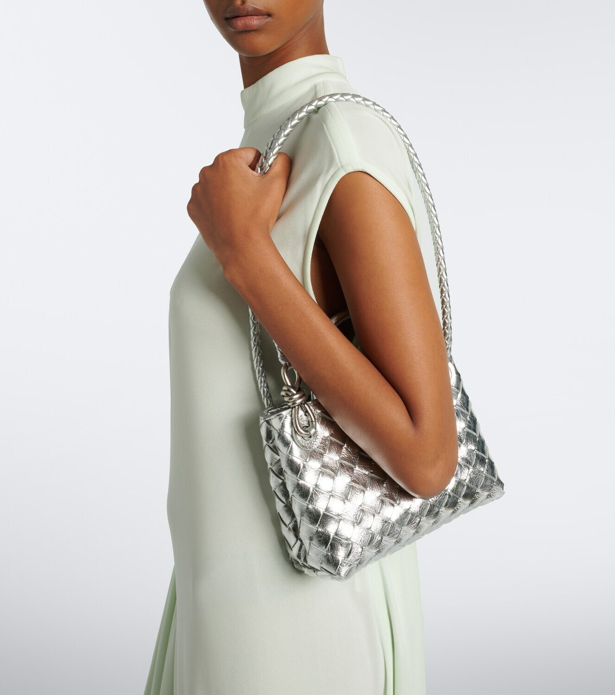 Bottega Veneta Andiamo Mini leather top-handle bag