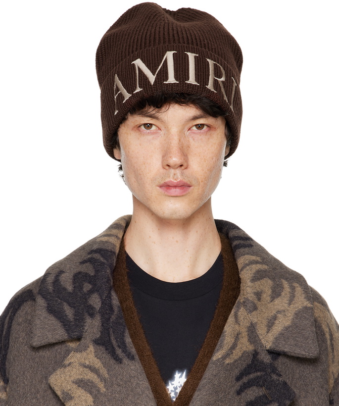 Photo: AMIRI Black 'MA' Beanie