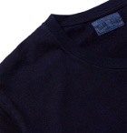 Blue Blue Japan - Bassen Indigo-Dyed Cotton-Jersey T-Shirt - Blue