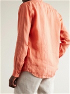 Agnona - Linen Shirt - Orange