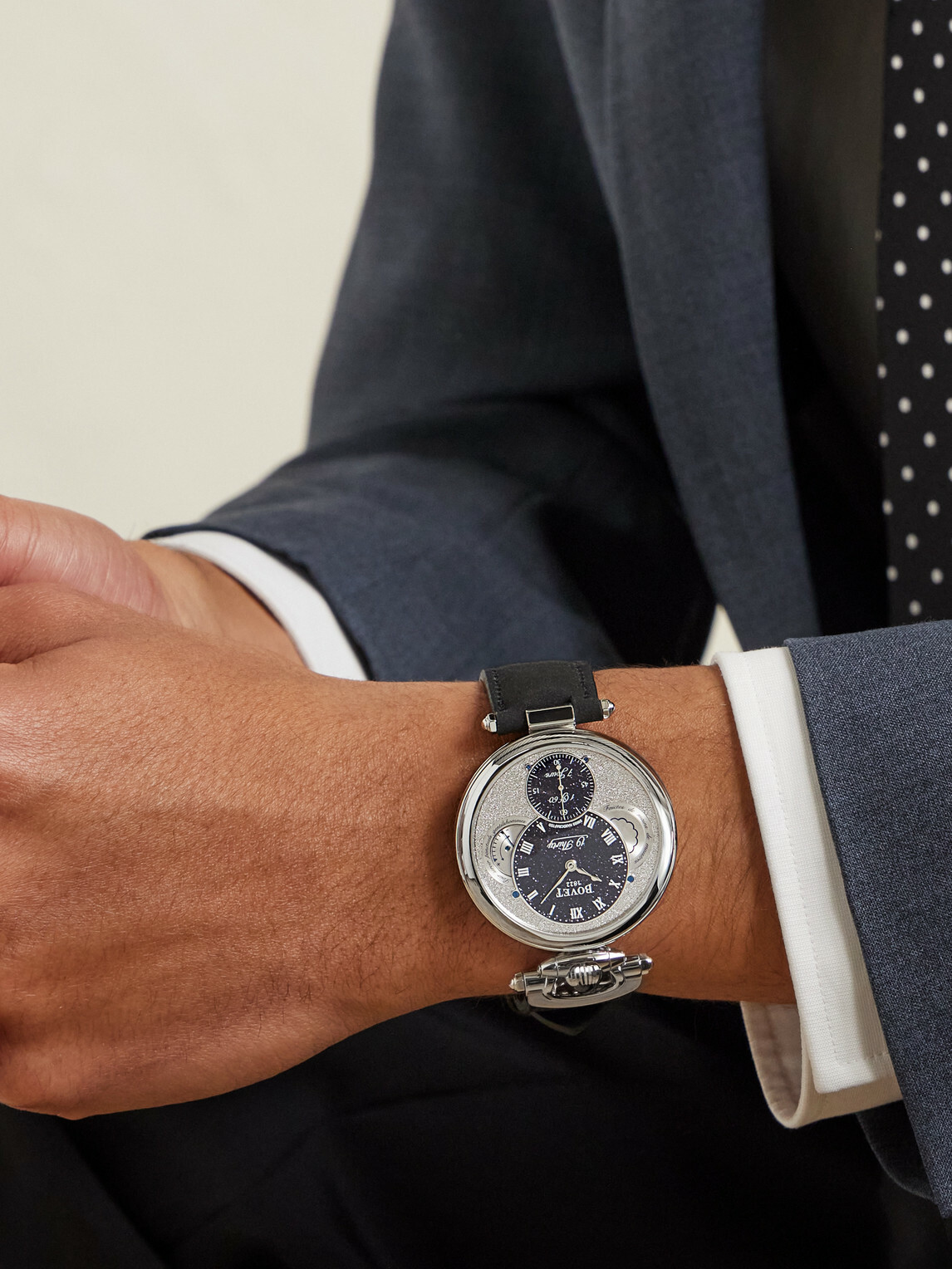 Bovet - 19Thirty Limited Edition Hand-Wound 42mm Stainless Steel Watch, Ref. No. NTS0115