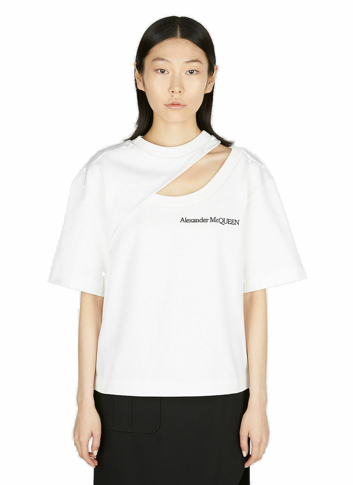 【関税込み】McQueen ホワイト Cut & Sew Tシャツ 27518334_57354547_1000.jpg