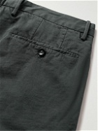 Incotex - Venezia 1951 Straight-Leg Cotton-Blend Twill Bermuda Shorts - Gray