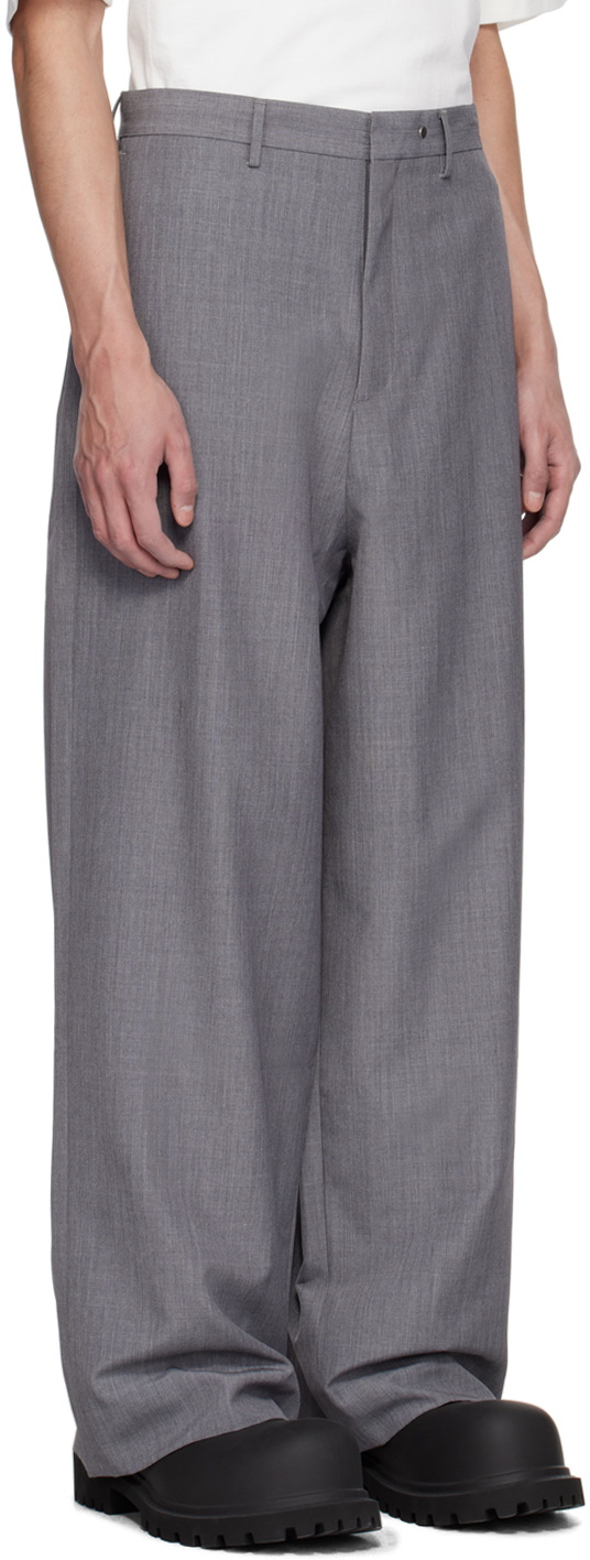 Karmuel Young Gray Vacuum Trousers