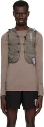 Satisfy Taupe Justice Cordura 5L Hydration Vest