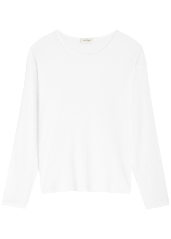 Photo: Second Layer Dias Cortas Cotton top White