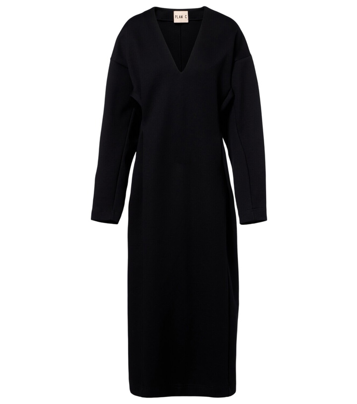 Photo: Plan C Cotton-blend midi dress