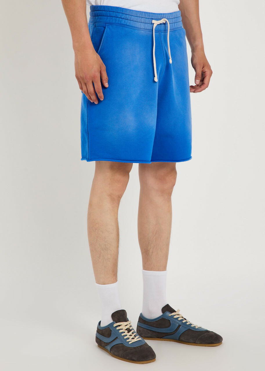 Picante Everyday Faded Cotton Shorts Royal Blue