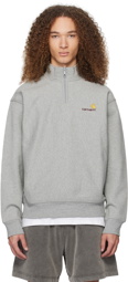 Carhartt Work In Progress Gray American Script Sweatshirt