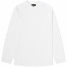Beams Plus Men's Long Sleeve Thermal T-Shirt in White